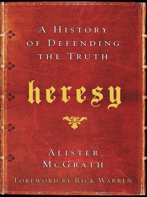 Title details for Heresy by Alister E. McGrath - Wait list